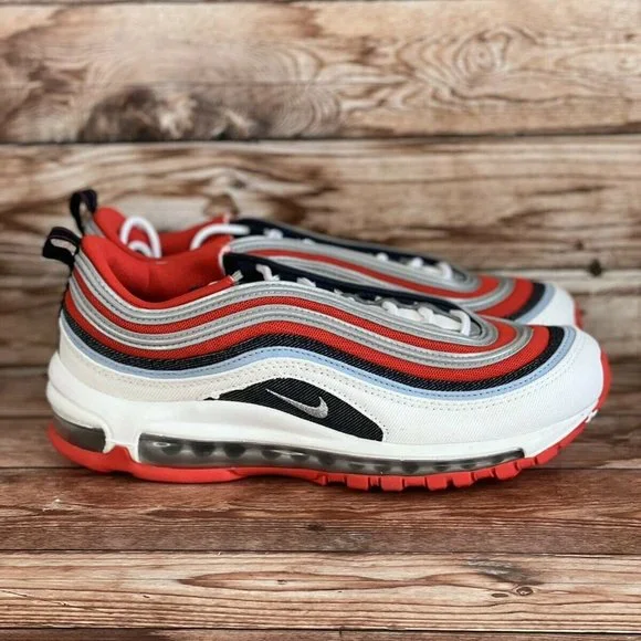 Nike Shoes Nike Air Max 97 Denim Usa Chile Red White Blue Mens